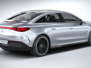 Mercedes-Benz EQE AMG 2023 Model 3D