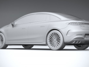 Mercedes-Benz EQE AMG 2023 Model 3D