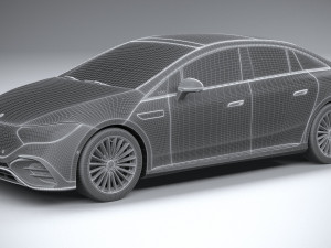 Mercedes-Benz EQE AMG 2023 Model 3D