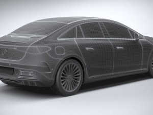 Mercedes-Benz EQE AMG 2023 Model 3D