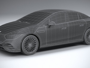 Mercedes-Benz EQE AMG 2023 Model 3D