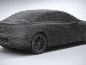 Mercedes-Benz EQE AMG 2023 Model 3D