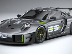 Porsche 911 GT2RS Clubsport 25 2022 3D Model