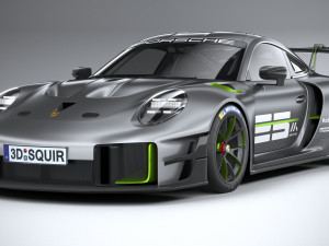Porsche 911 GT2RS Clubsport 25 2022 3D Model