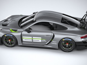 Porsche 911 GT2RS Clubsport 25 2022 3D Model