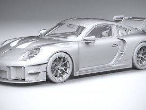 Porsche 911 GT2RS Clubsport 25 2022 3D Model