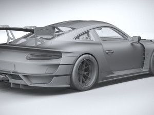 Porsche 911 GT2RS Clubsport 25 2022 3D Model