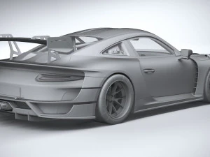 Porsche 911 GT2RS Clubsport 25 2022 3D Model