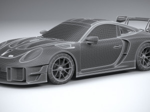 Porsche 911 GT2RS Clubsport 25 2022 3D Model