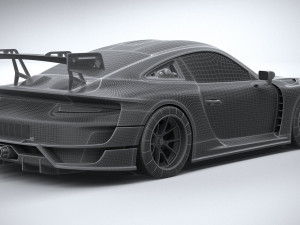 Porsche 911 GT2RS Clubsport 25 2022 3D Model