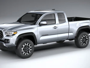 Cabina de acesso Toyota Tacoma TRD 2020 Modelo 3D