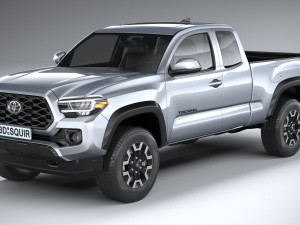 Toyota Tacoma Access Cab TRD 2020 3D मॉडल