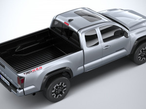 Toyota Tacoma Access Cab TRD 2020 3D मॉडल