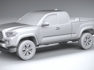 Toyota Tacoma Access Cab TRD 2020 3D मॉडल