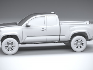 Toyota Tacoma Access Cab TRD 2020 3D मॉडल