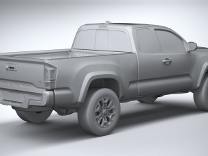 Toyota Tacoma Access Cab TRD 2020 3D मॉडल