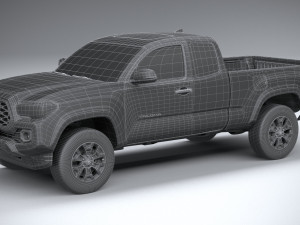 Toyota Tacoma Access Cab TRD 2020 3D मॉडल