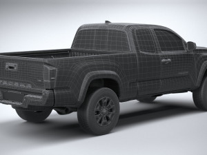 Toyota Tacoma Access Cab TRD 2020 3D मॉडल