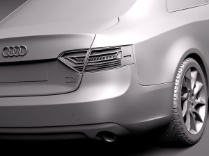 Audi A5 Coupe 2012 3D 模型