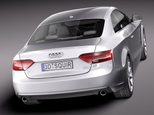 Audi A5 Coupe 2012 3D 模型