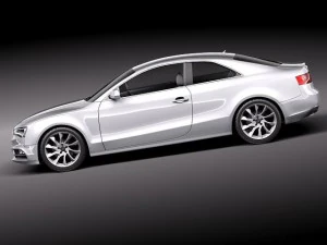 Audi A5 Coupe 2012 3D Model