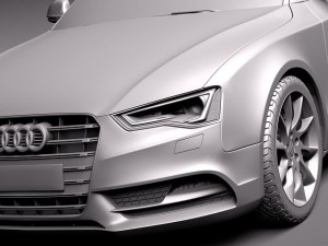 Audi A5 Coupe 2012 3D 模型