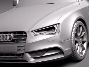 Audi A5 Coupe 2012 3D Model