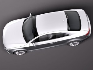 Audi A5 Coupe 2012 3D 模型
