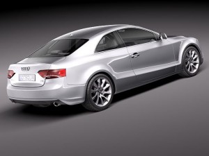 Audi A5 Coupe 2012 3D 模型