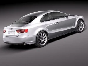 Audi A5 Coupe 2012 3D Model