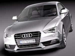 Audi A5 Coupe 2012 3D 模型
