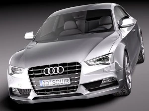 Audi A5 Coupe 2012 3D Model