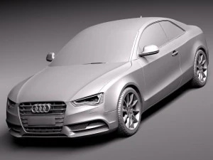 Audi A5 Coupe 2012 3D Model