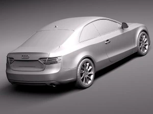 Audi A5 Coupe 2012 3D Model
