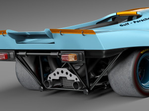 Porsche 917K Gulf Lemans 24H Model 3D
