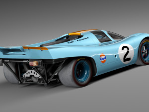 Porsche 917K Gulf Lemans 24H Model 3D