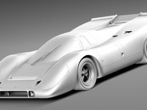 Porsche 917K Gulf Lemans 24H Model 3D