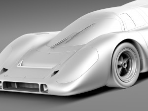 Porsche 917K Gulf Lemans 24H Model 3D