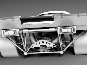 Porsche 917K Gulf Lemans 24H Model 3D