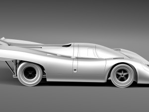 Porsche 917K Gulf Lemans 24H Model 3D
