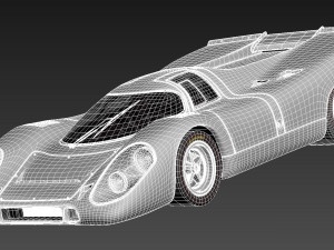 Porsche 917K Gulf Lemans 24H Model 3D