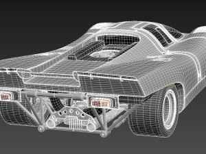 Porsche 917K Gulf Lemans 24H Model 3D