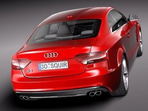Audi S5 Coupe 2012 3D Model