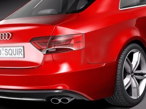 Audi S5 Coupe 2012 3D Model