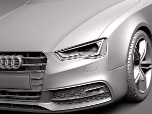 Audi S5 Coupe 2012 3D Model
