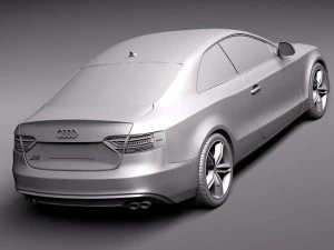 Audi S5 Coupe 2012 3D Model