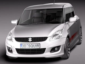 Suzuki Swift X-ITE 2011 3D Model