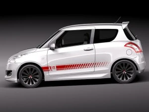 Suzuki Swift X-ITE 2011 3D Model