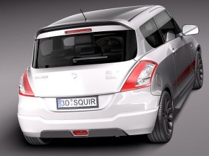 Suzuki Swift X-ITE 2011 Modèle 3D