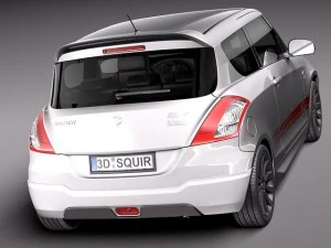 Suzuki Swift X-ITE 2011 3D Model